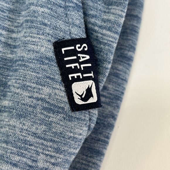 Salt Life SLX Brushed Performance Jogger Lounger Blue Sz L Unisex Drawstring - Picture 5 of 12